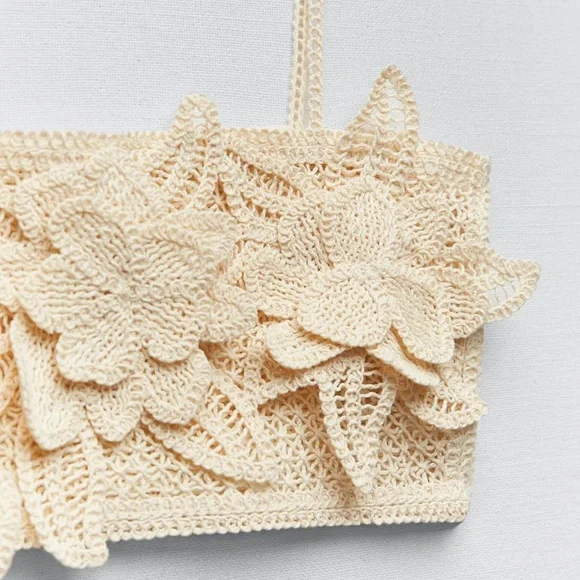 Zara crochet crop top - Picture 11 of 11
